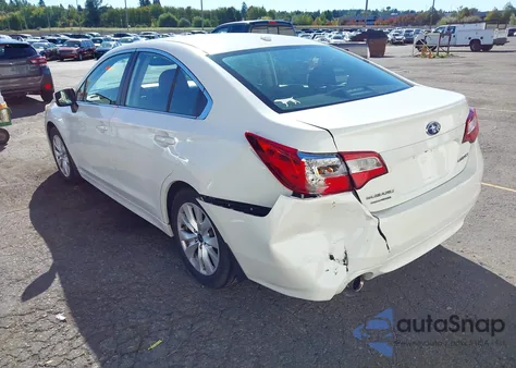 2015 Subaru Legacy 2.5I Premium из США, поврежденный, VIN 4S3BNAC62F3027451